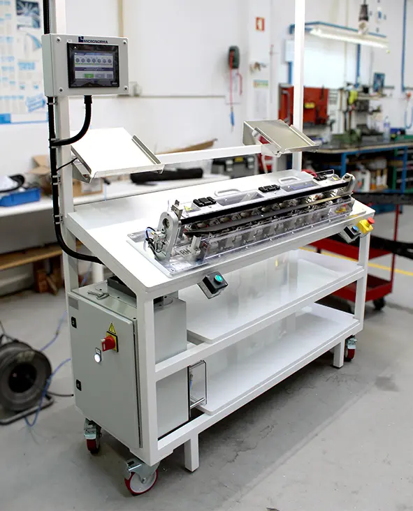Rail Assembly Station Industrial Equipment Rail Assembly Station